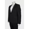 Men's jacket with leather inserts