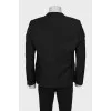 Men's jacket with leather inserts