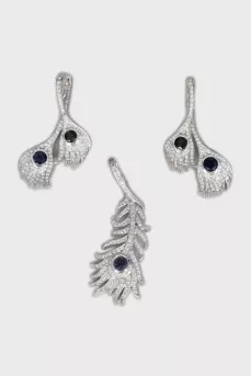 White Gold Set Peacock