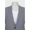 Men's jacket with a small print
