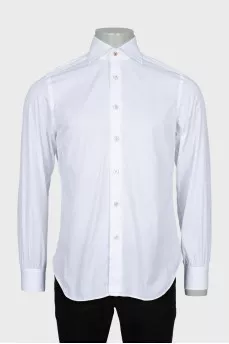 Men's straight white shirt