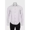 Men's striped straight fit shirt