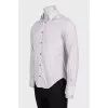 Men's striped straight fit shirt
