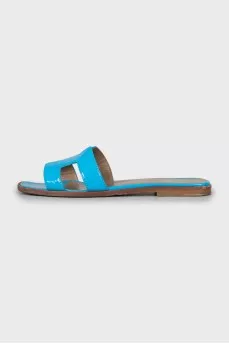 Blue Oran Slippers