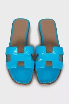 Blue Oran Slippers