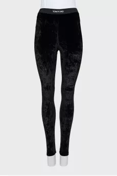 Sports velour leggings
