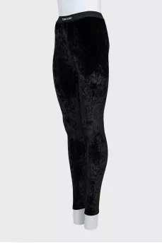 Sports velour leggings