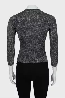 Fitted printed jumper