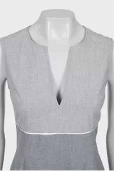 Fitted grey dress
