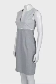 Fitted grey dress