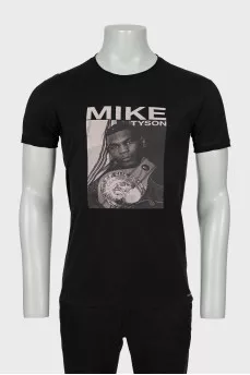 Men's straight cut t-shirt with print