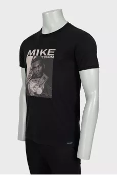 Men's straight cut t-shirt with print