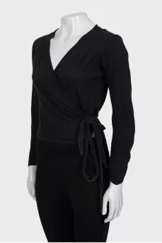 Long Sleeve Wrap Top