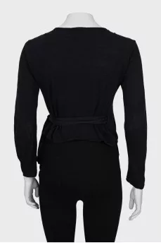 Long Sleeve Wrap Top