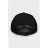 Cap with leather visor