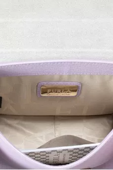Purple Mini Bag With Chain