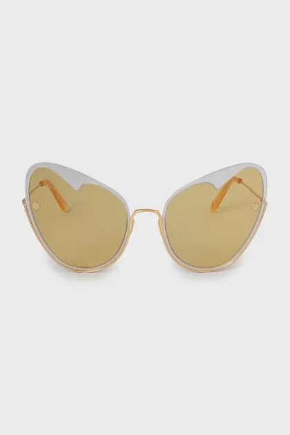 Gold Cat Eye Sunglasses