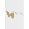 Gold Cat Eye Sunglasses