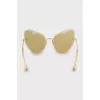 Gold Cat Eye Sunglasses