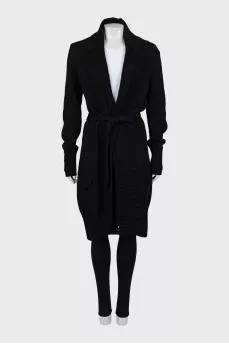 Merino Wool Long Cardigan