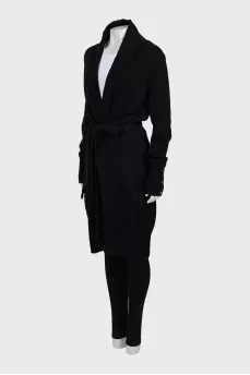 Merino Wool Long Cardigan