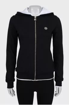 Sweatshirt with print on the back