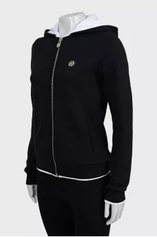 Sweatshirt with print on the back