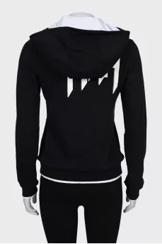 Sweatshirt with print on the back