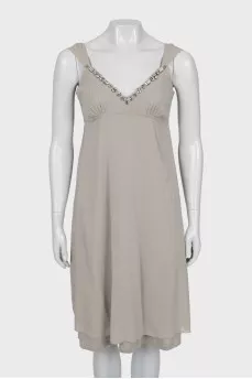 V-neck strappy dress