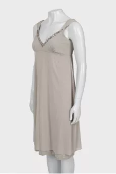 V-neck strappy dress