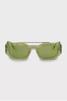 Sunglasses with transparent frame