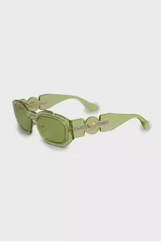 Sunglasses with transparent frame