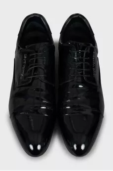 Men's patent leather shoes
