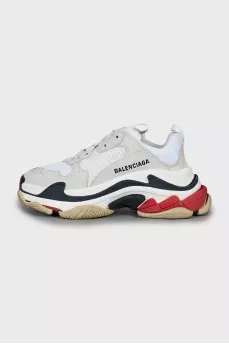 Кроссовки Triple S комбинированного цвета