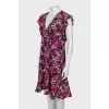 Floral Print V-Neck Dress