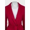 Pink wool coat
