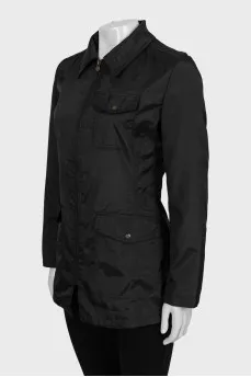 Vintage raincoat with patch pockets