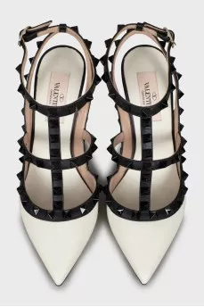 Rockstud sandals with tag