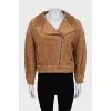 Cropped corduroy jacket
