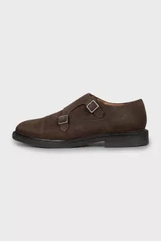 Men's Suede Shoes with Buckles