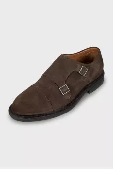 Men's Suede Shoes with Buckles