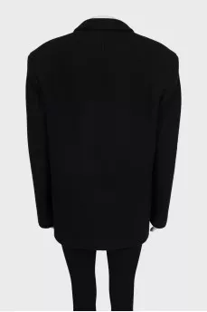 Oversized cropped coat