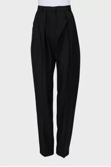 Black banana pants with tag