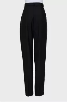 Black banana pants with tag