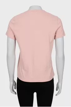 Slim fit t-shirt with embroidered logo
