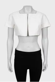 White short sleeve top
