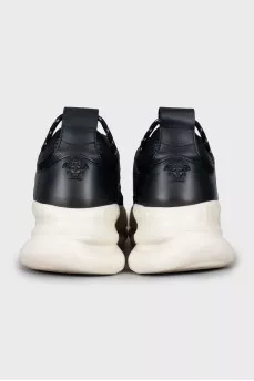 Men's sneakers with a massive sole and print