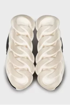 Men's sneakers with a massive sole and print