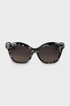 Black and white printed sunglasses