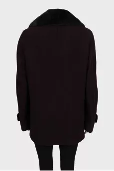 Men's double breasted cashmere coat